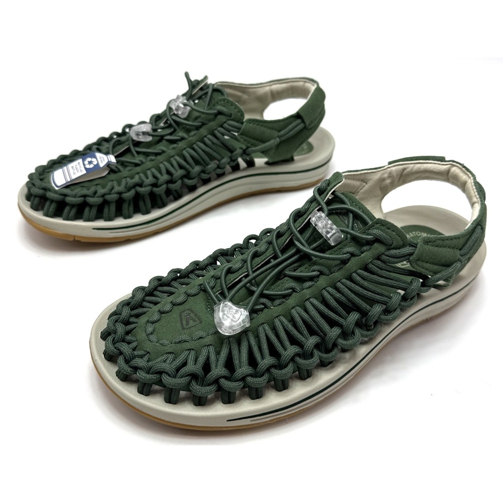 Keen Uneek OG Forest Night Woven‎ Closed Toe Sandals Shoes Womens Size 6.5